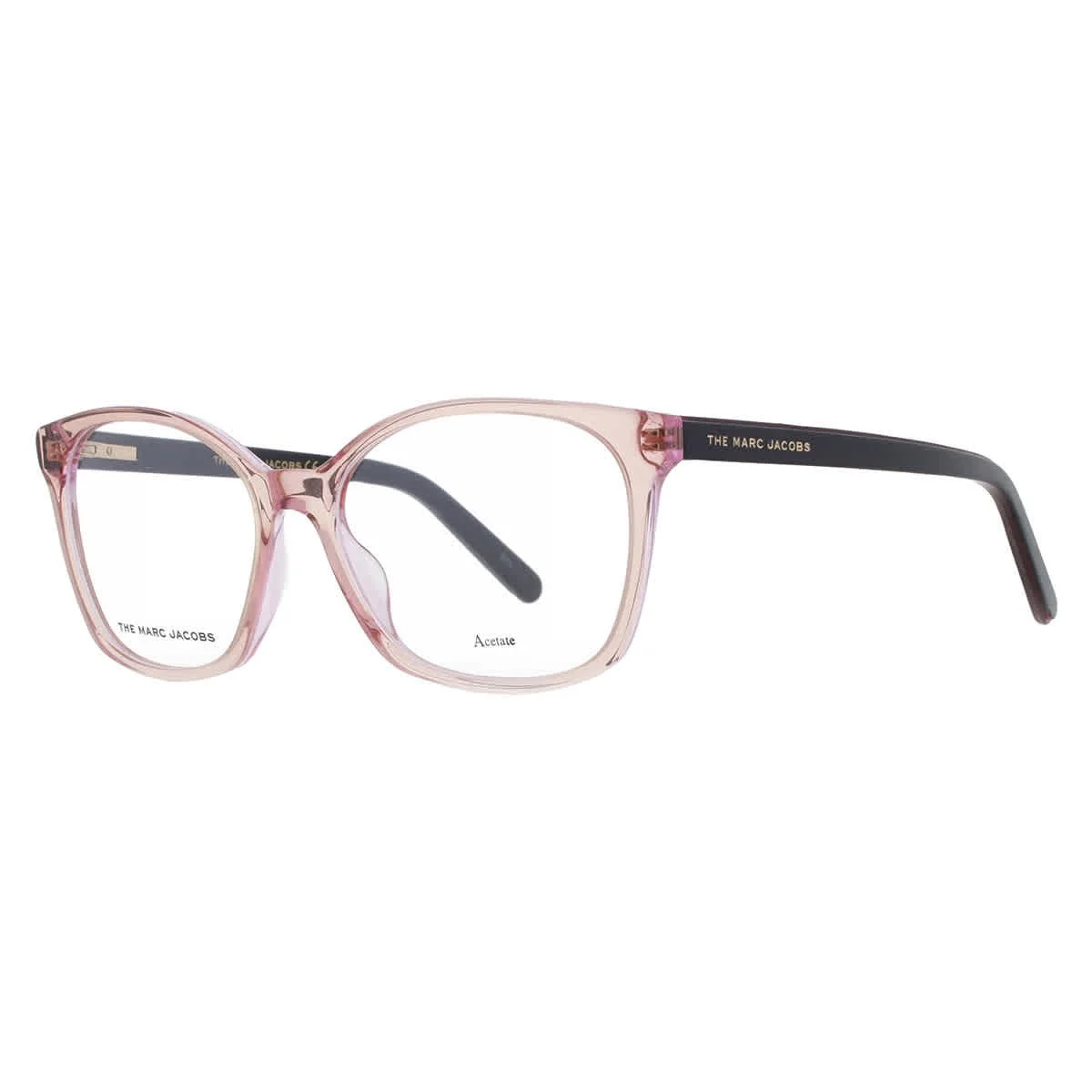 Marc Jacobs MARK 464 0130 00 Transparent Pink/Black 53mm Eyeglasses New Authe... 3